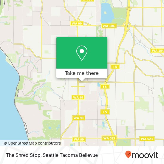 The Shred Stop map