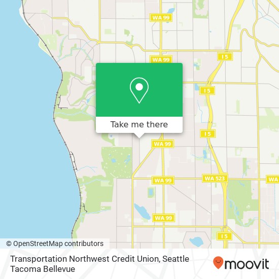 Transportation Northwest Credit Union map