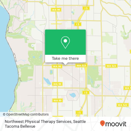 Mapa de Northwest Physical Therapy Services