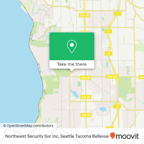 Northwest Security Svc Inc map