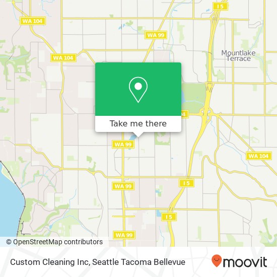 Mapa de Custom Cleaning Inc