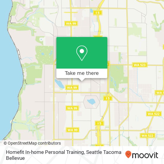 Mapa de Homefit In-home Personal Training