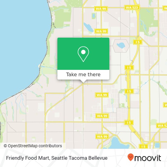 Mapa de Friendly Food Mart