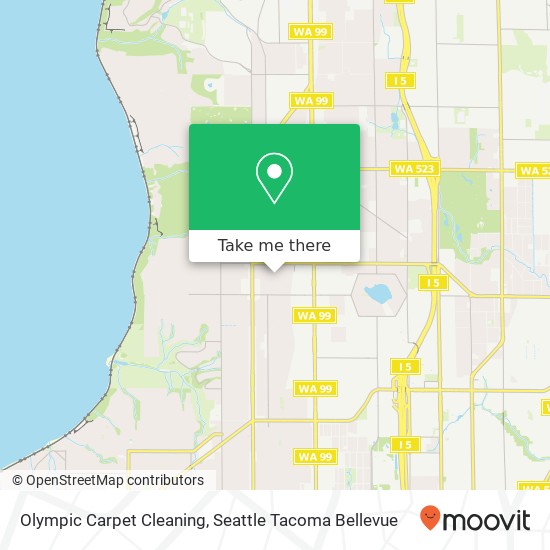 Olympic Carpet Cleaning map
