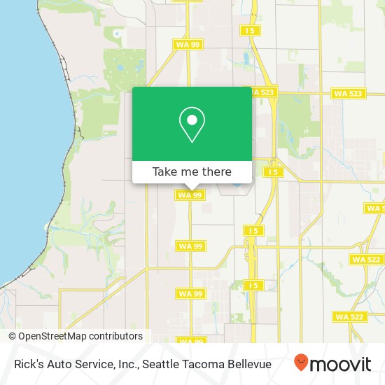 Mapa de Rick's Auto Service, Inc.