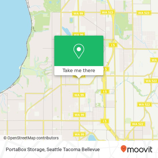 Mapa de PortaBox Storage