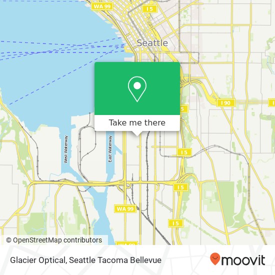 Mapa de Glacier Optical