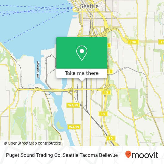 Puget Sound Trading Co map