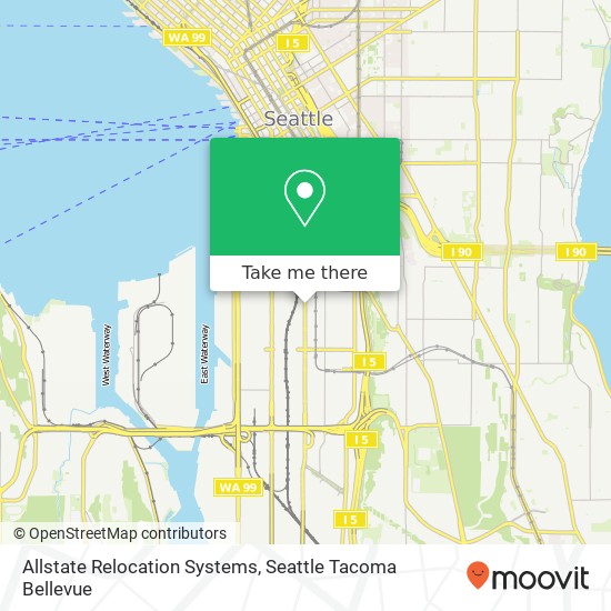 Mapa de Allstate Relocation Systems