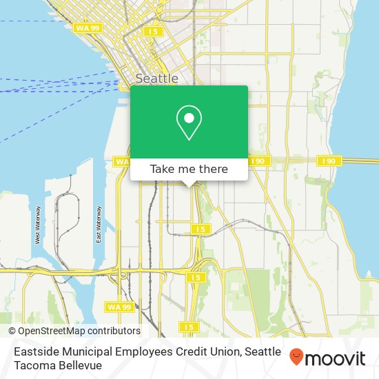 Eastside Municipal Employees Credit Union map