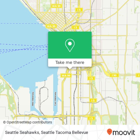 Mapa de Seattle Seahawks