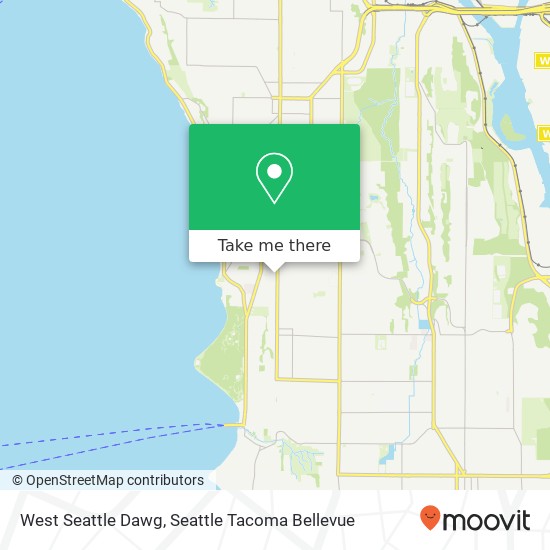 West Seattle Dawg map