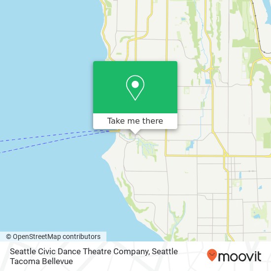 Mapa de Seattle Civic Dance Theatre Company