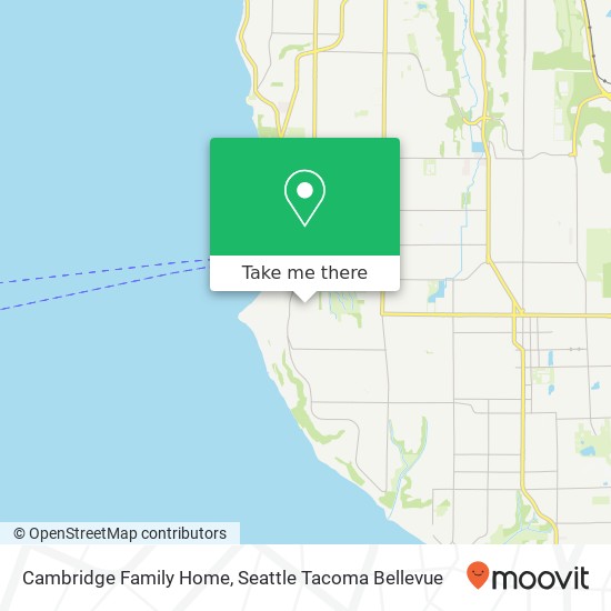 Cambridge Family Home map