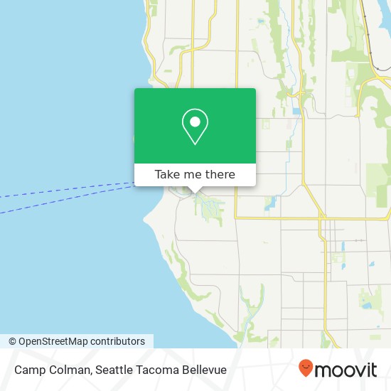 Camp Colman map