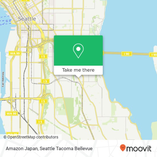 Amazon Japan map