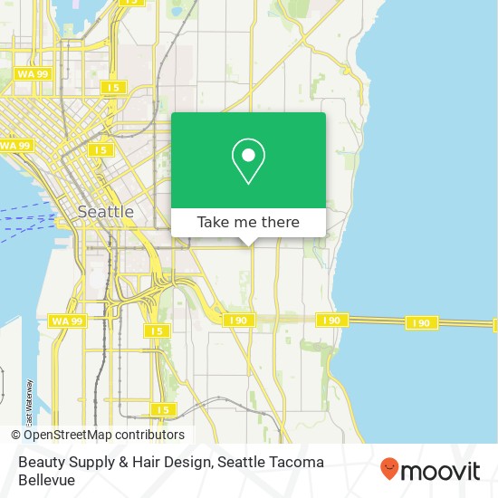 Beauty Supply & Hair Design map