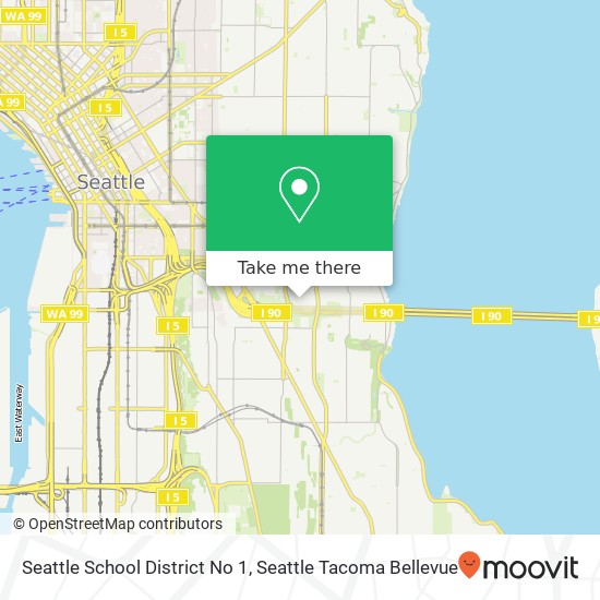 Seattle School District No 1 map