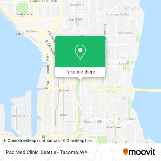 Mapa de Pac Med Clinic