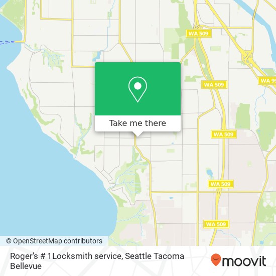 Roger's # 1Locksmith service map