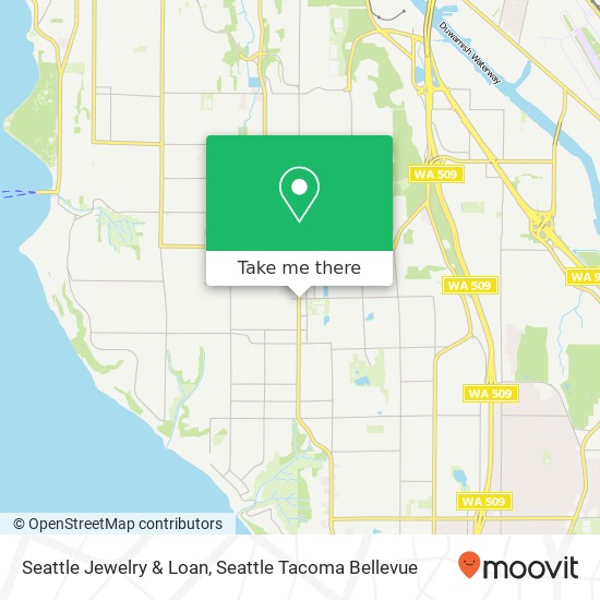 Seattle Jewelry & Loan map