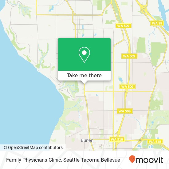 Mapa de Family Physicians Clinic