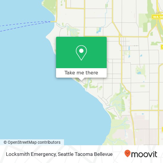 Locksmith Emergency map