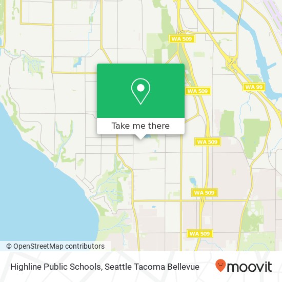 Mapa de Highline Public Schools