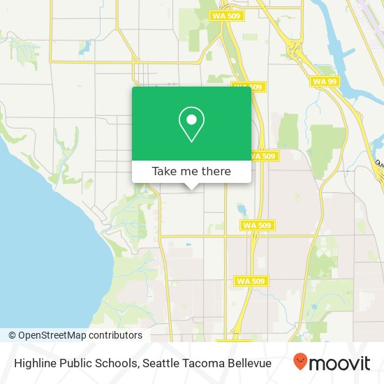 Mapa de Highline Public Schools