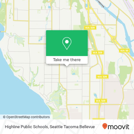 Highline Public Schools map