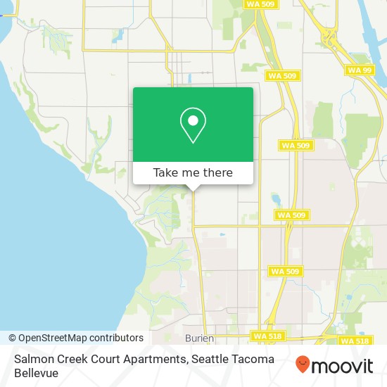 Mapa de Salmon Creek Court Apartments