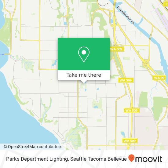 Parks Department Lighting map