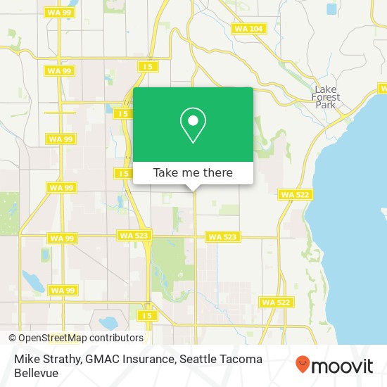 Mike Strathy, GMAC Insurance map