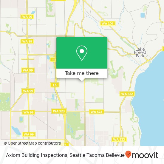 Axiom Building Inspections map