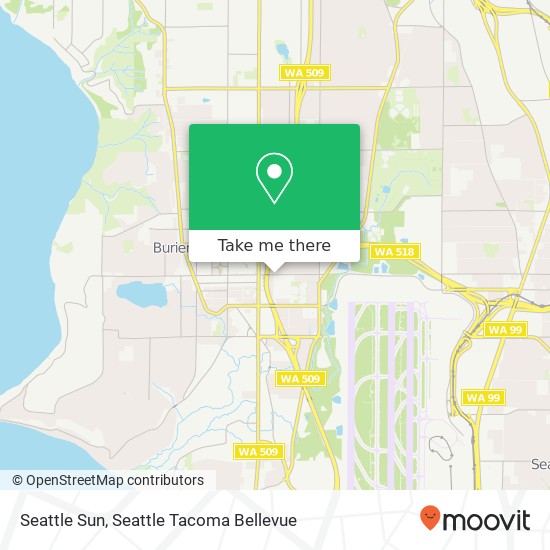 Mapa de Seattle Sun