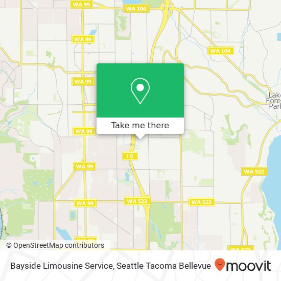 Bayside Limousine Service map