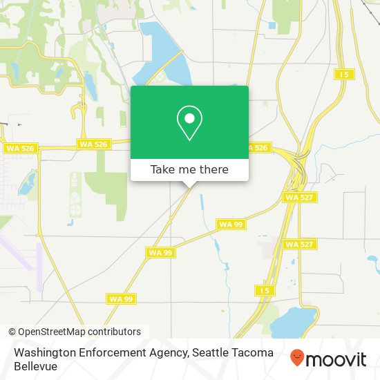 Washington Enforcement Agency map