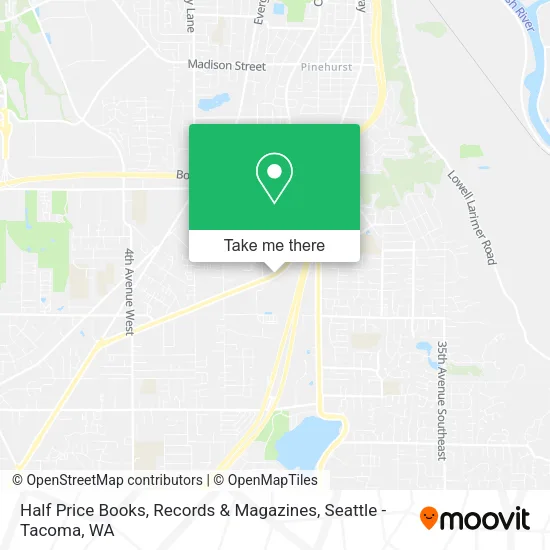 Half Price Books, Records & Magazines map