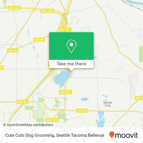 Mapa de Cute Cuts Dog Grooming