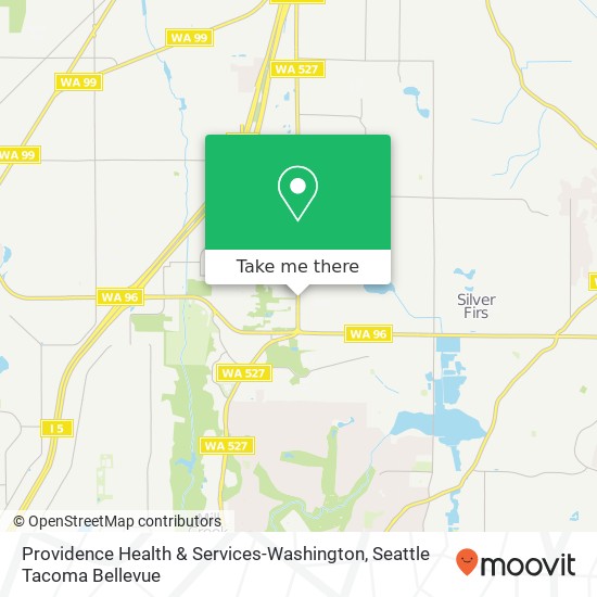 Providence Health & Services-Washington map