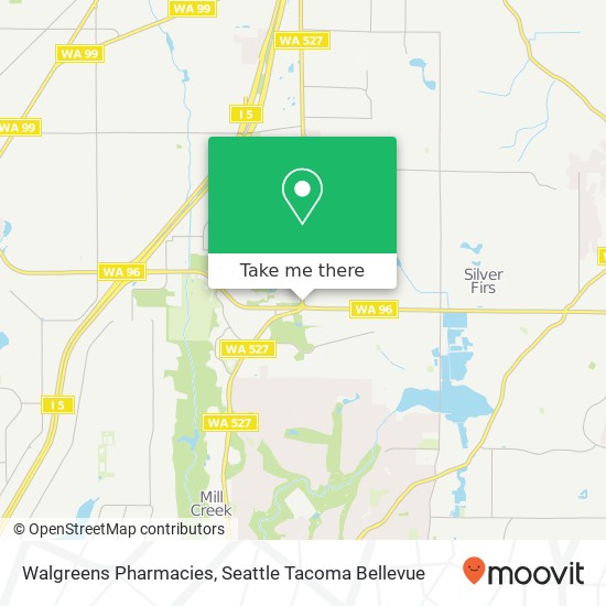 Walgreens Pharmacies map