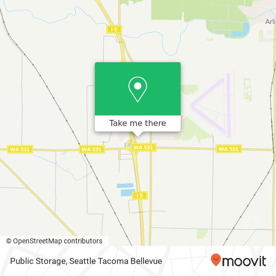 Public Storage map