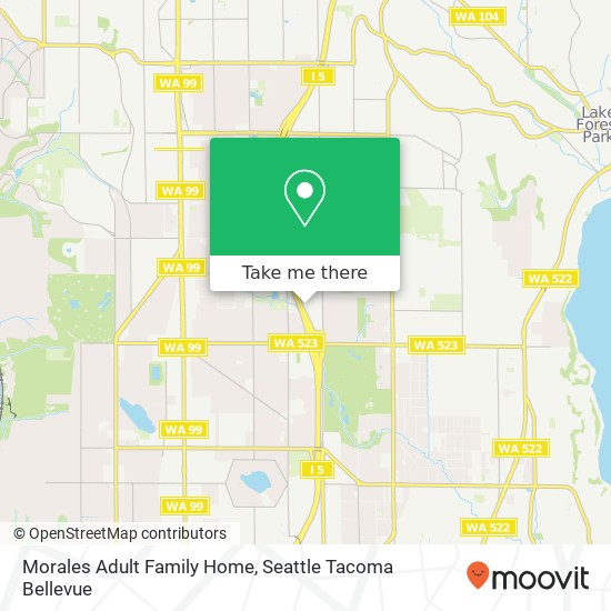 Morales Adult Family Home map