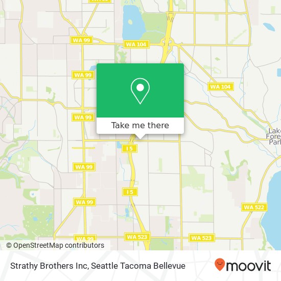 Strathy Brothers Inc map