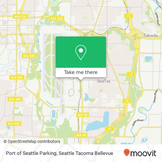 Mapa de Port of Seattle Parking