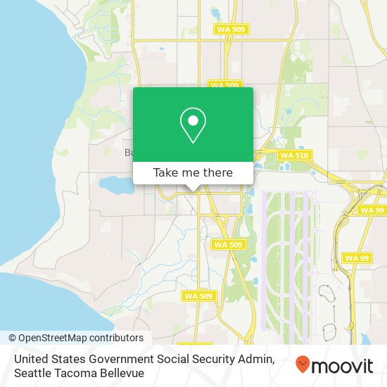 United States Government Social Security Admin map