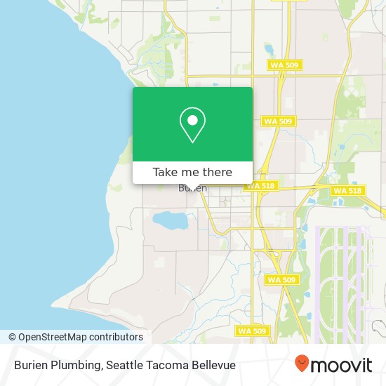 Mapa de Burien Plumbing