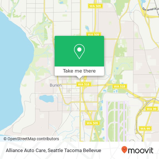 Alliance Auto Care map