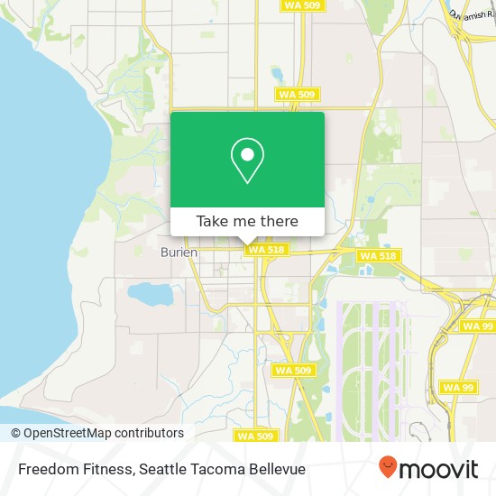 Freedom Fitness map