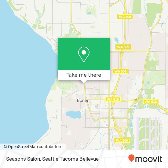 Seasons Salon map